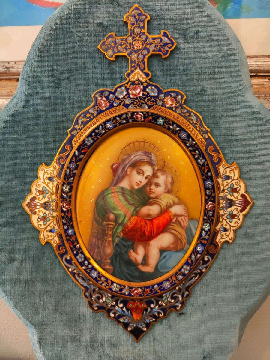 Large Cloisonne Stoup-photo-2