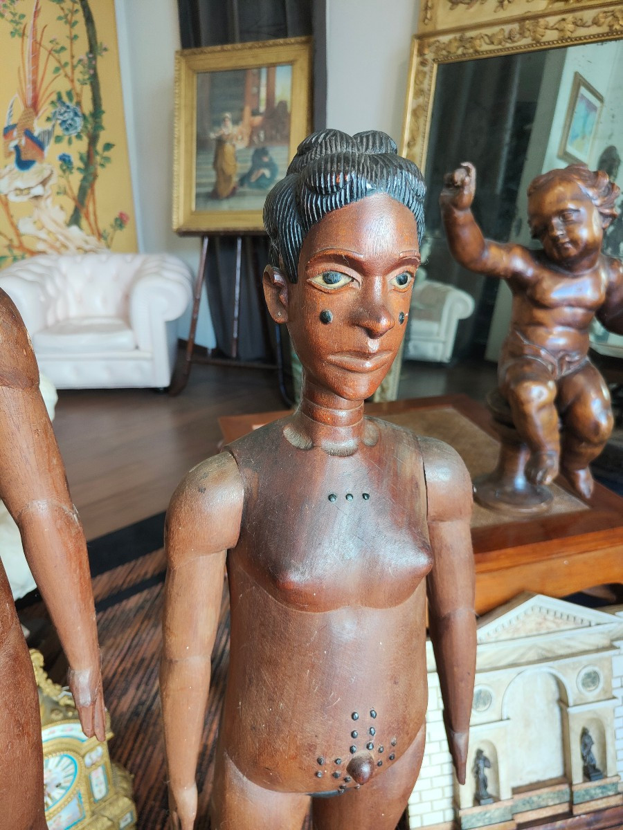 Paire de mannequins du début du XXe siècle-photo-3