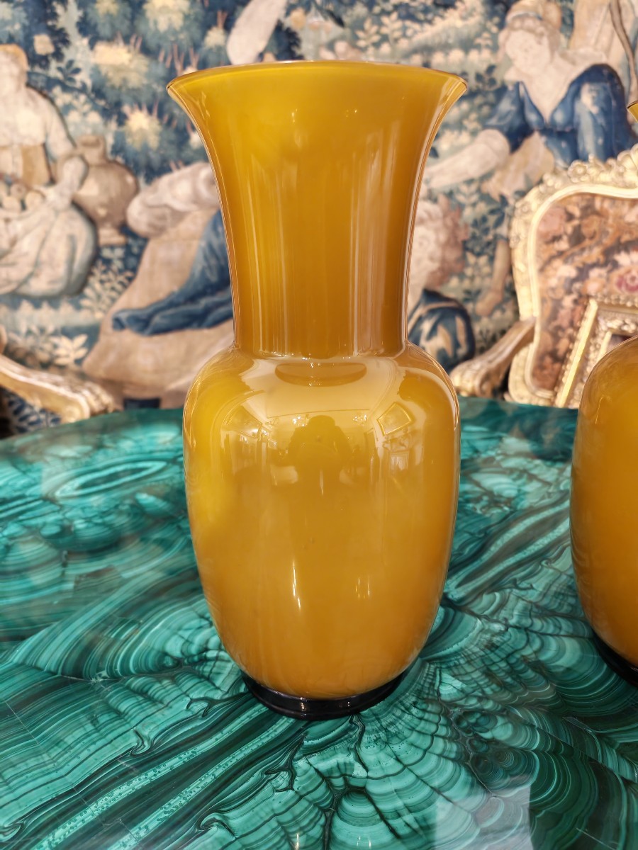 Pair Of Venini Vases-photo-3