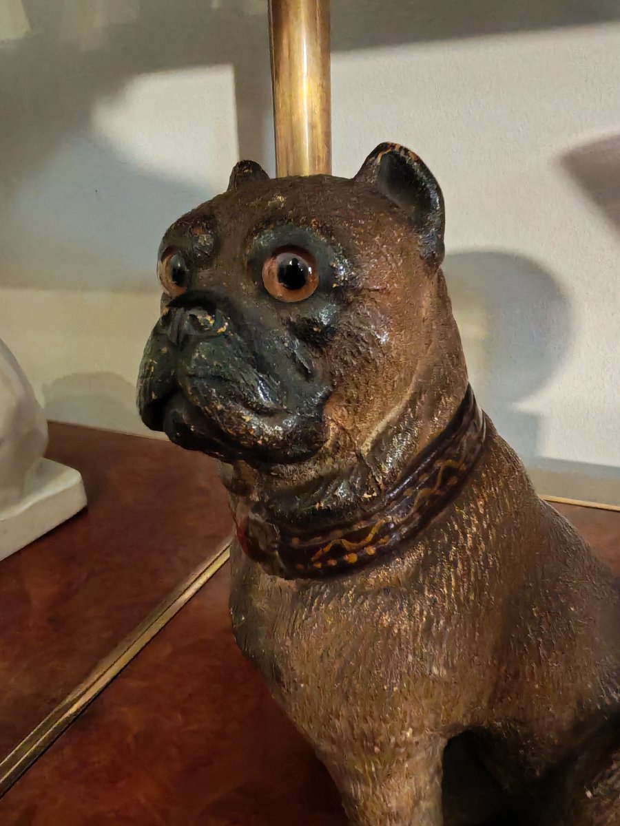 Austrian Pug Dog  Made Of Terracotta -photo-4