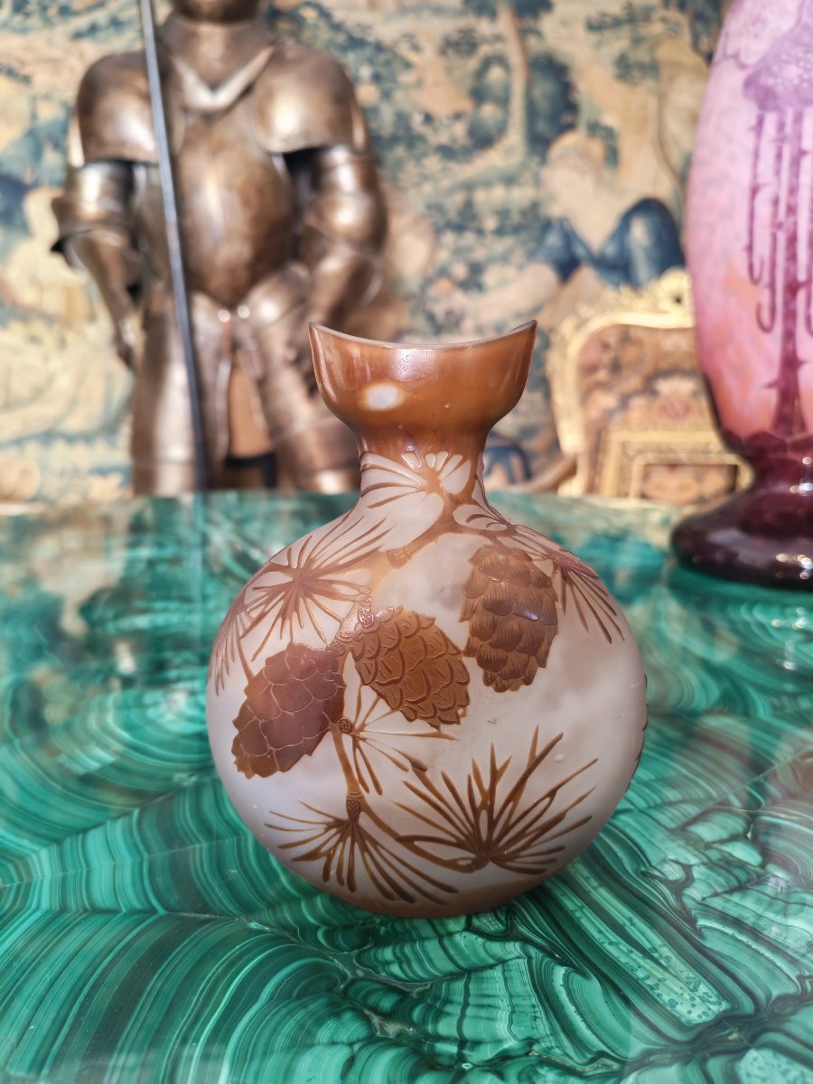 Vase en Verre d'Emile Gallé