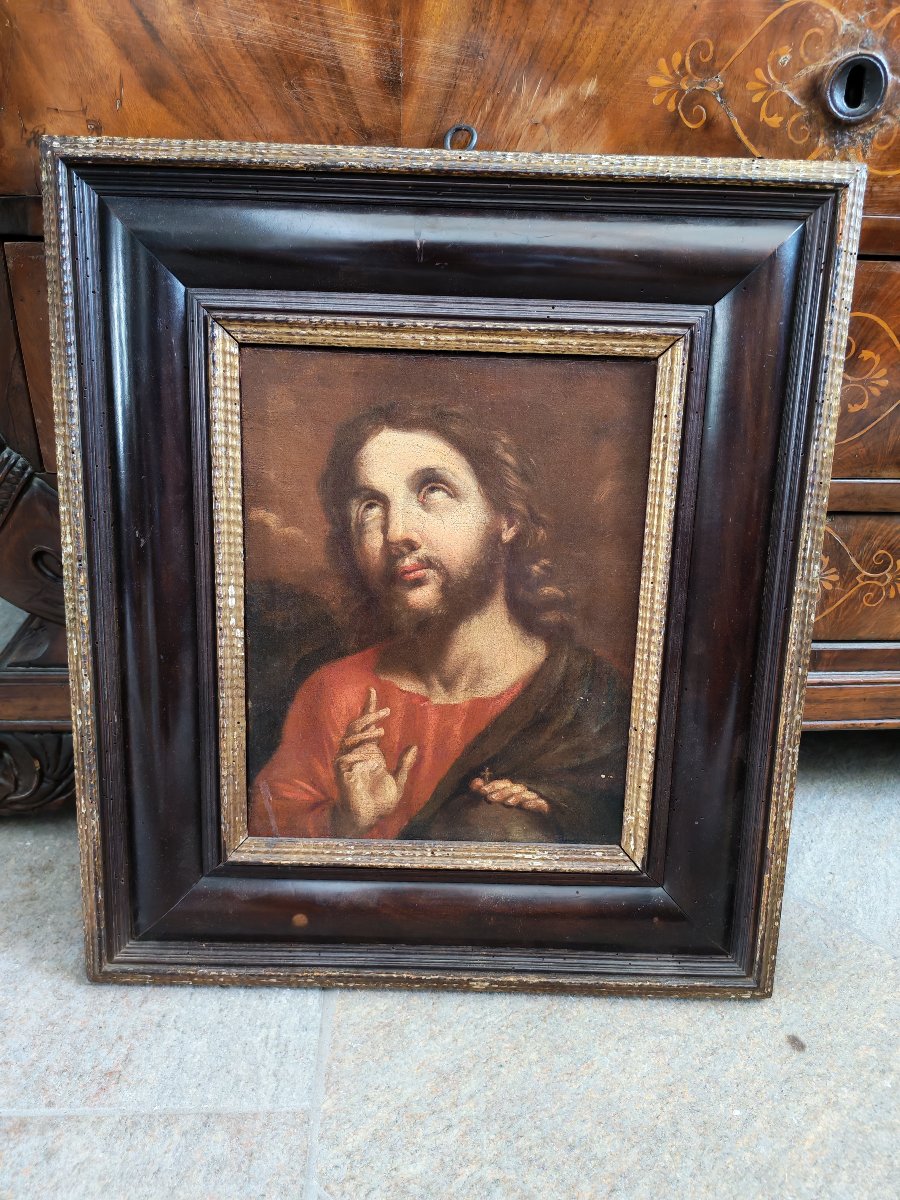 Painting, "christ Giving His Blessing," 18th Century-photo-2