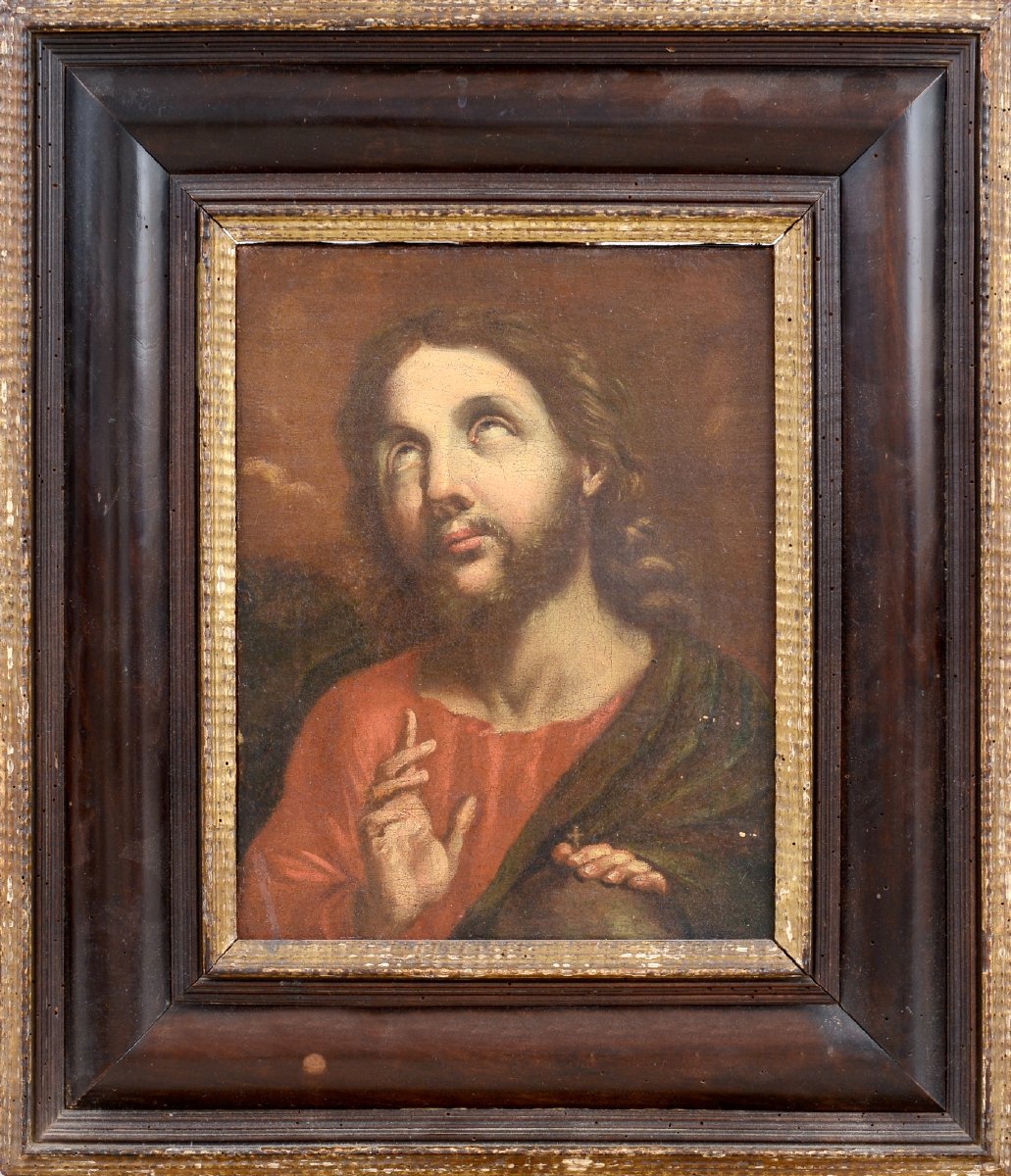 Painting, "christ Giving His Blessing," 18th Century