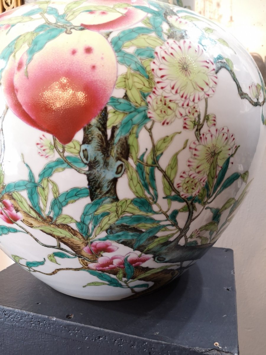  Grand Vase En Porcelaine, Chine-photo-4