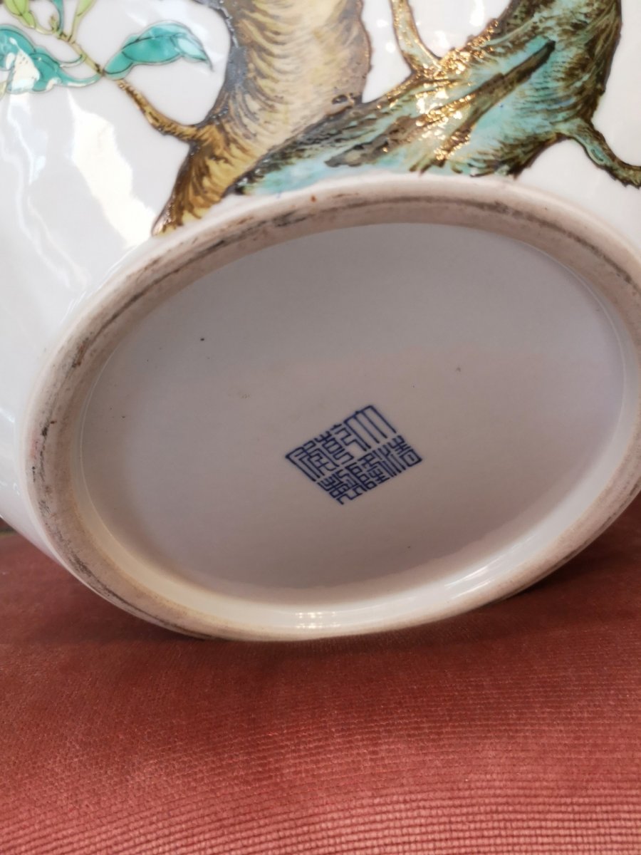  Grand Vase En Porcelaine, Chine-photo-5