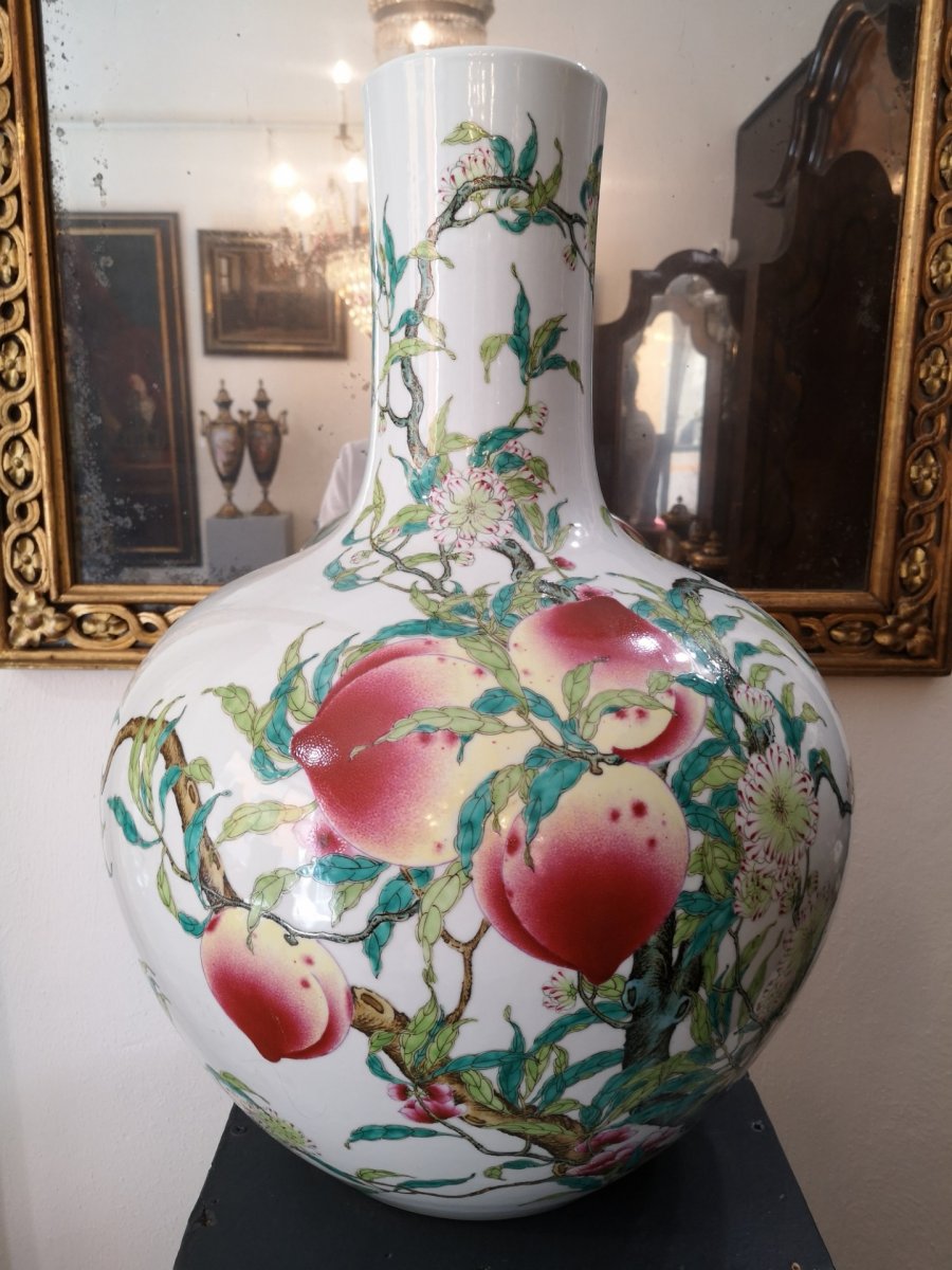  Grand Vase En Porcelaine, Chine