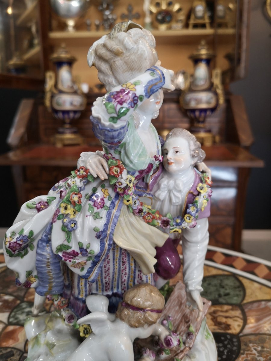 Meissen Porcelain Group-photo-2