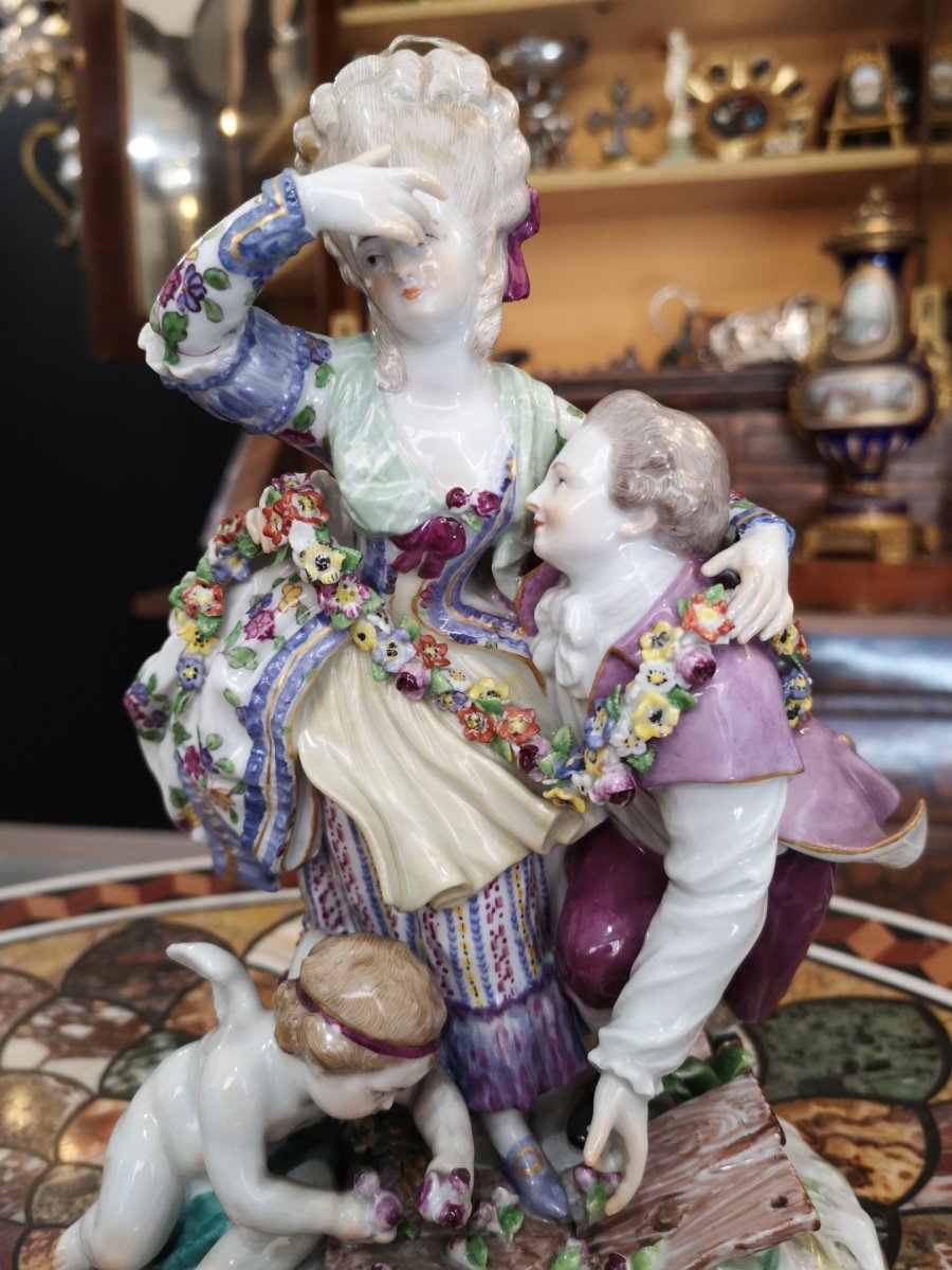 Meissen Porcelain Group-photo-1