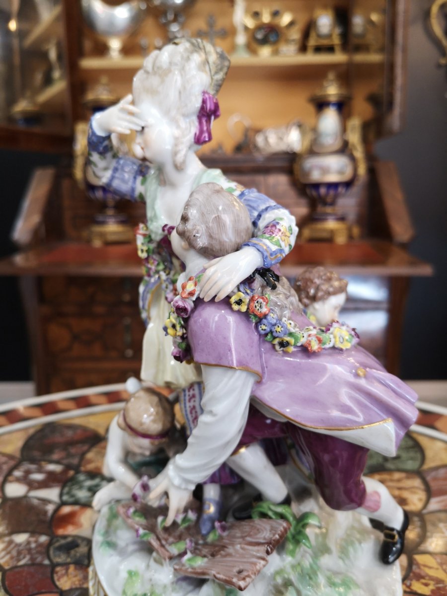 Meissen Porcelain Group-photo-3