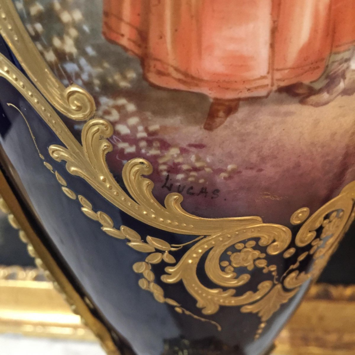 Paire De Vases En Porcelaine De Sèvres, Période: 19e Siècle-photo-3