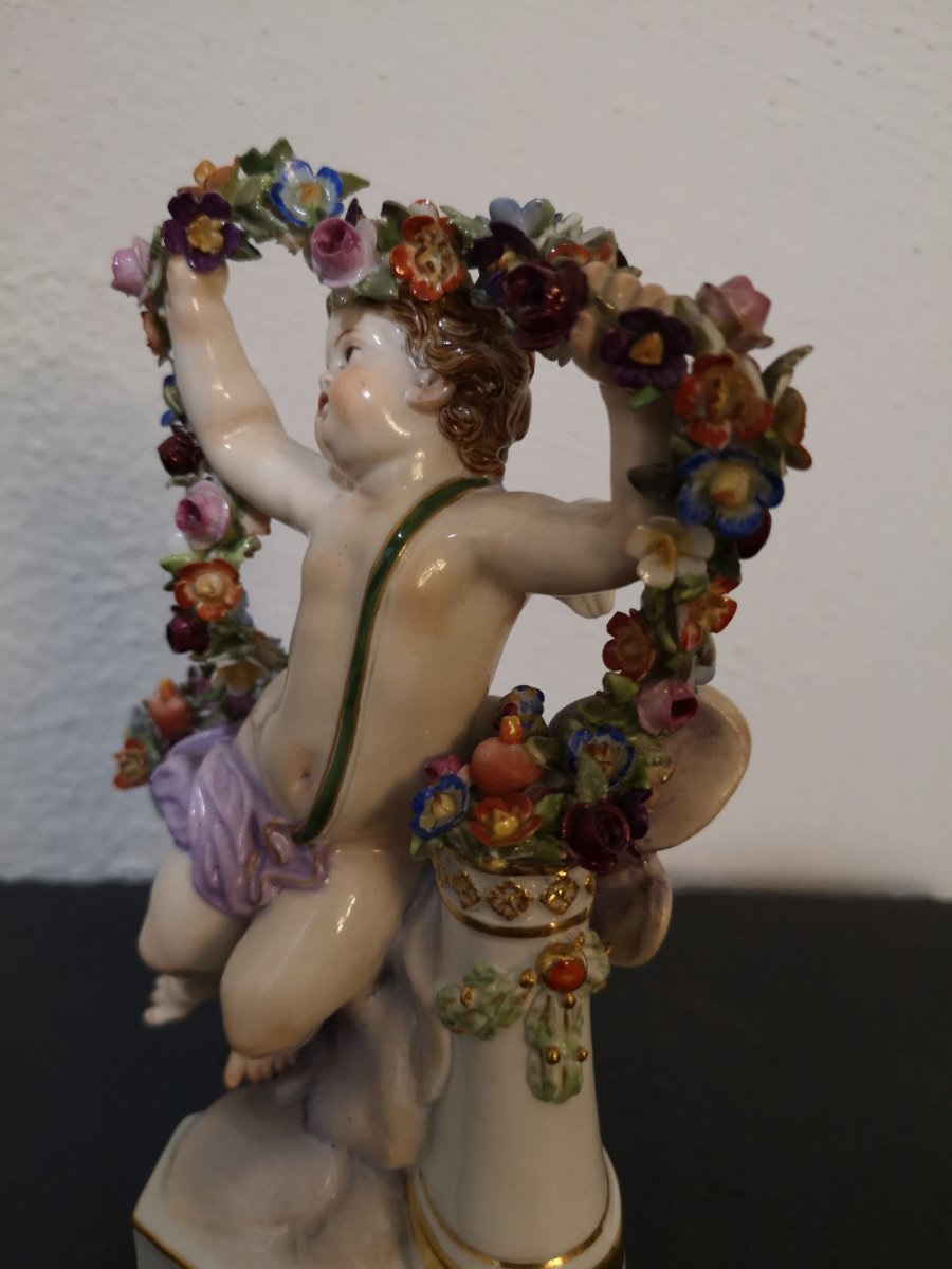 Meissen Porcelain Cherub-photo-2