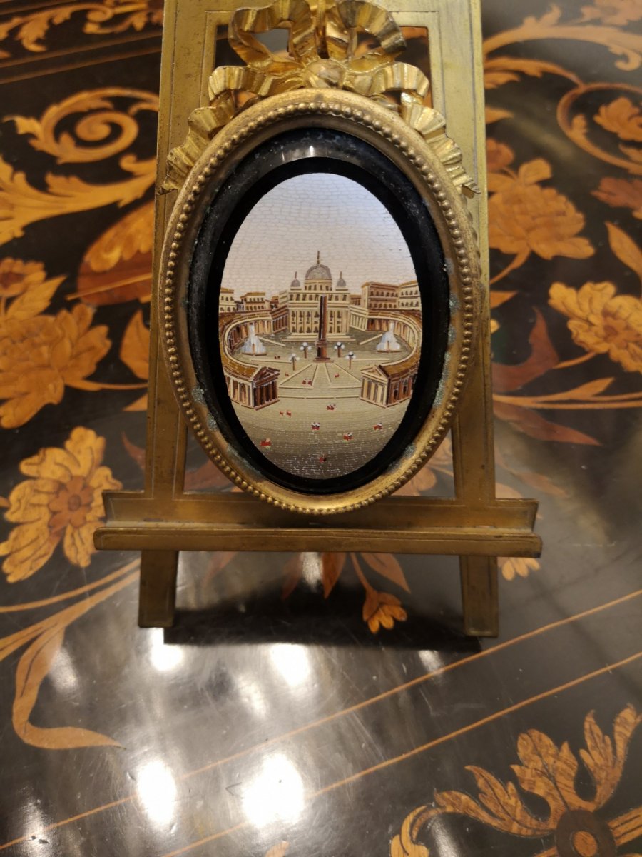 Micromosaic Representing Saint Peter's Square, Cesare Roccheggiani, Rome-photo-3