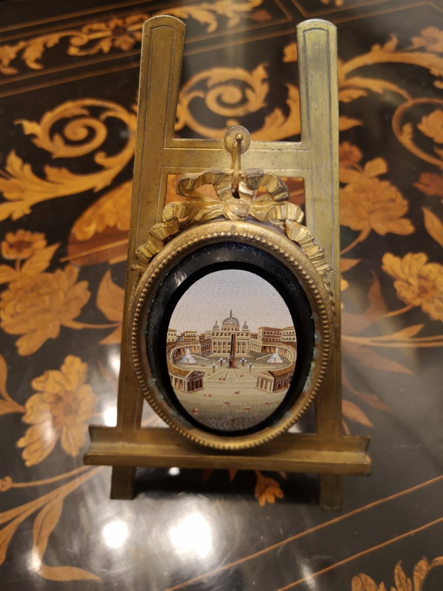 Micromosaic Representing Saint Peter's Square, Cesare Roccheggiani, Rome-photo-1