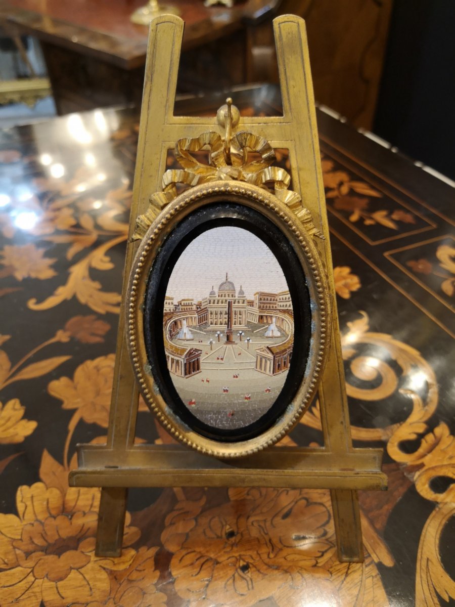 Micromosaic Representing Saint Peter's Square, Cesare Roccheggiani, Rome