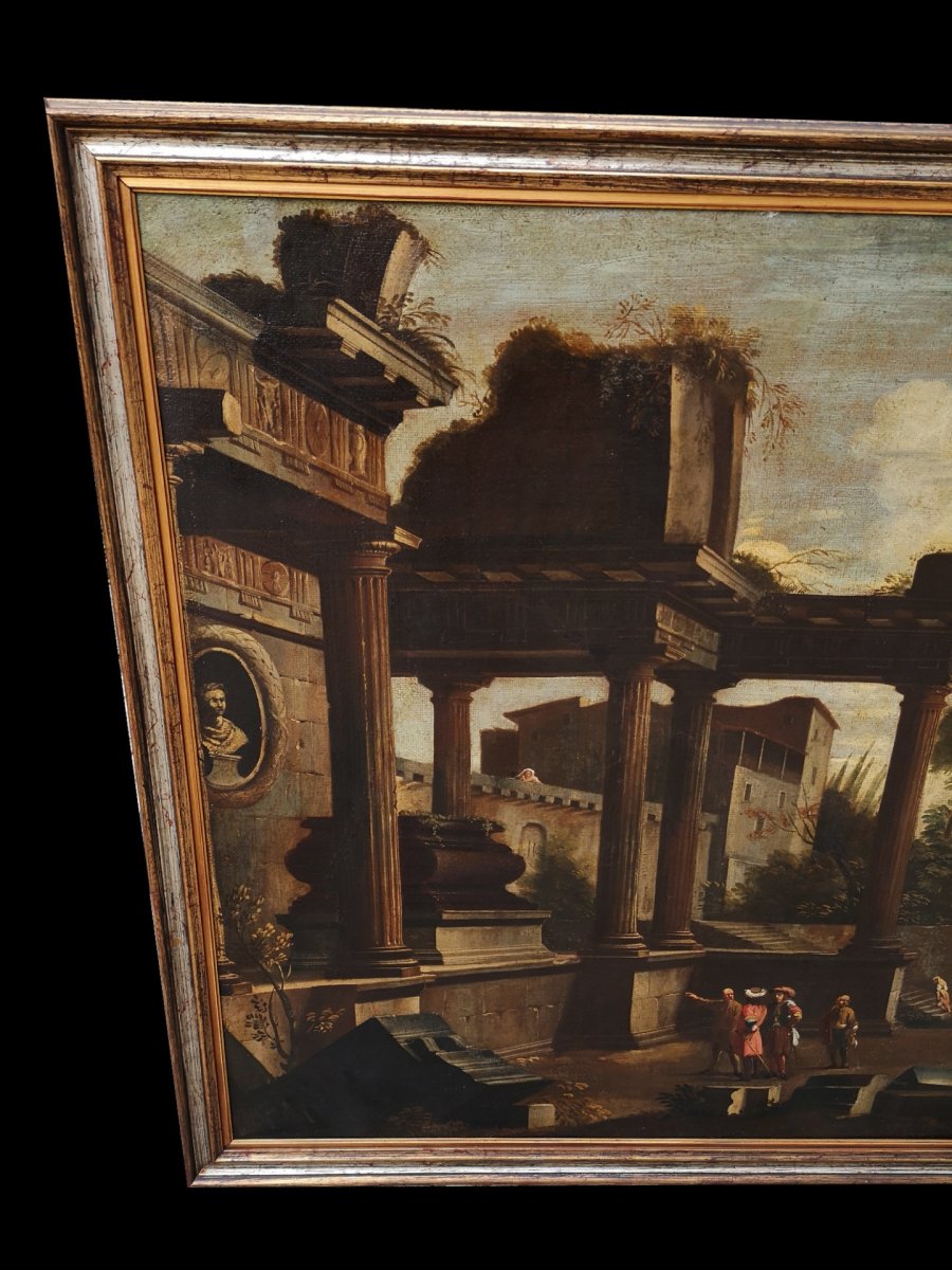 Capriccio Architectural, Beginning Of The Eighteenth Century-photo-2