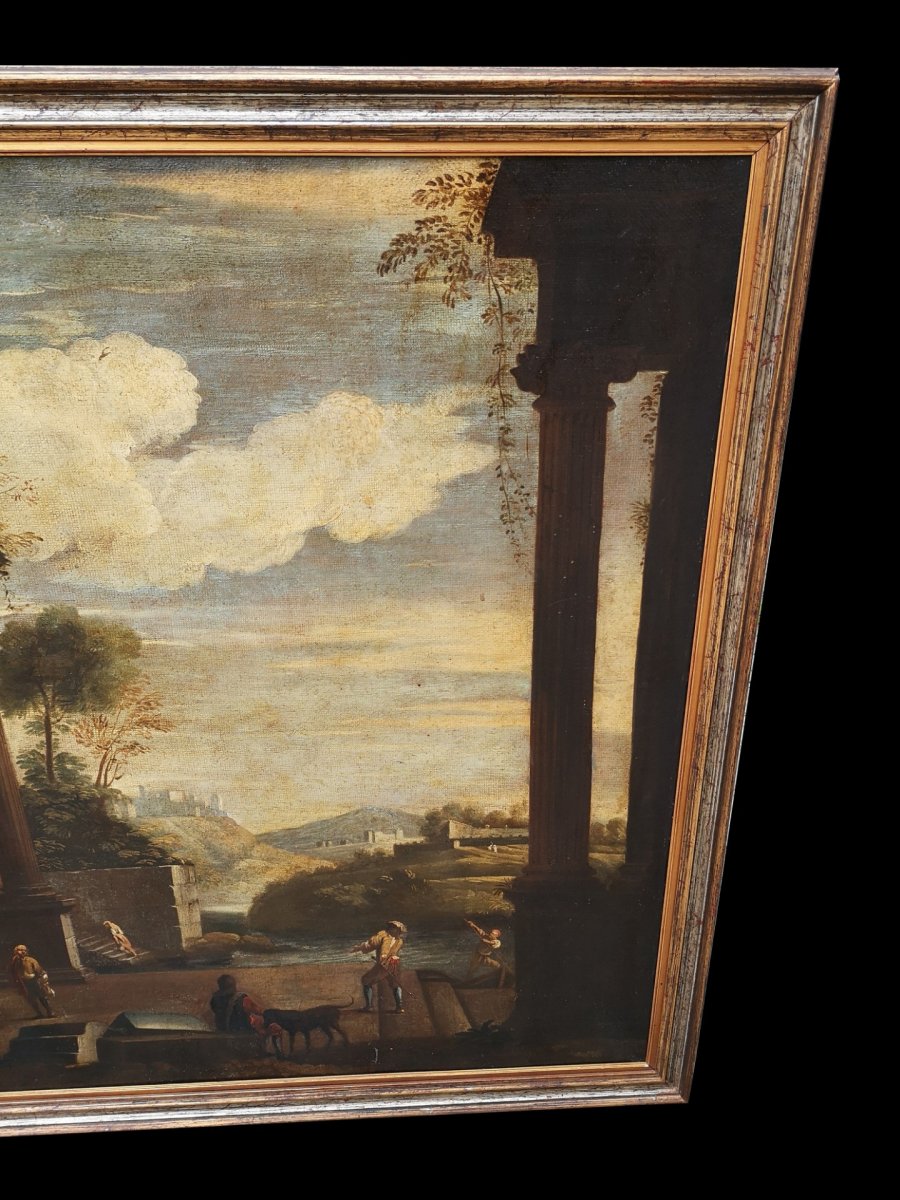 Capriccio Architectural, Beginning Of The Eighteenth Century-photo-3