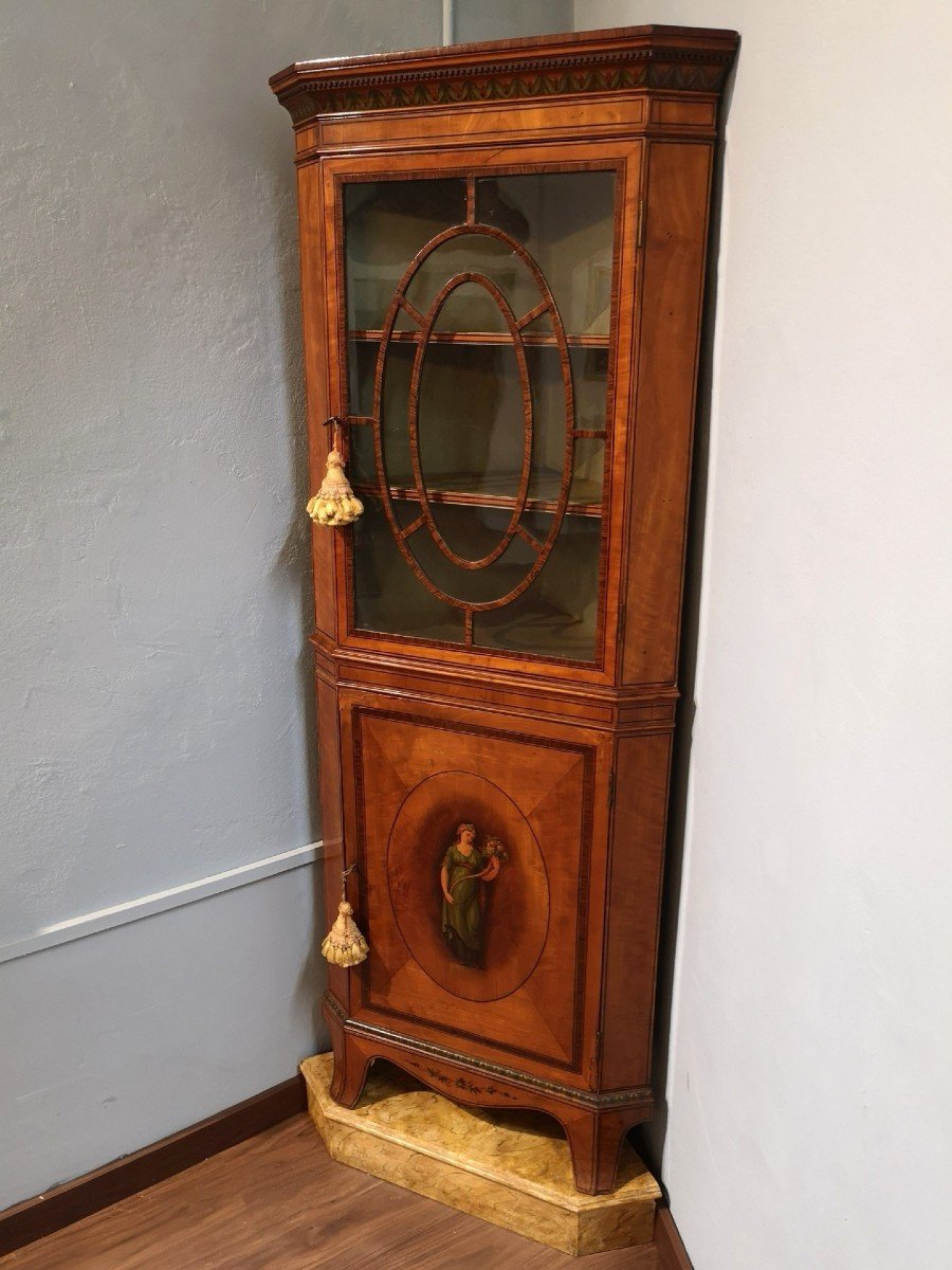 Vitrine d'Angle, Angleterre, XIXe Siècle-photo-3