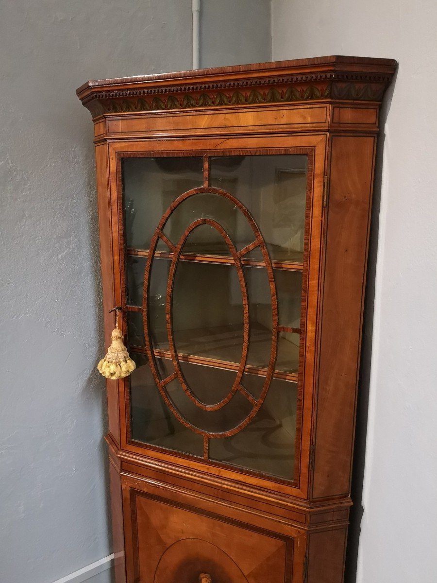 Vitrine d'Angle, Angleterre, XIXe Siècle-photo-2