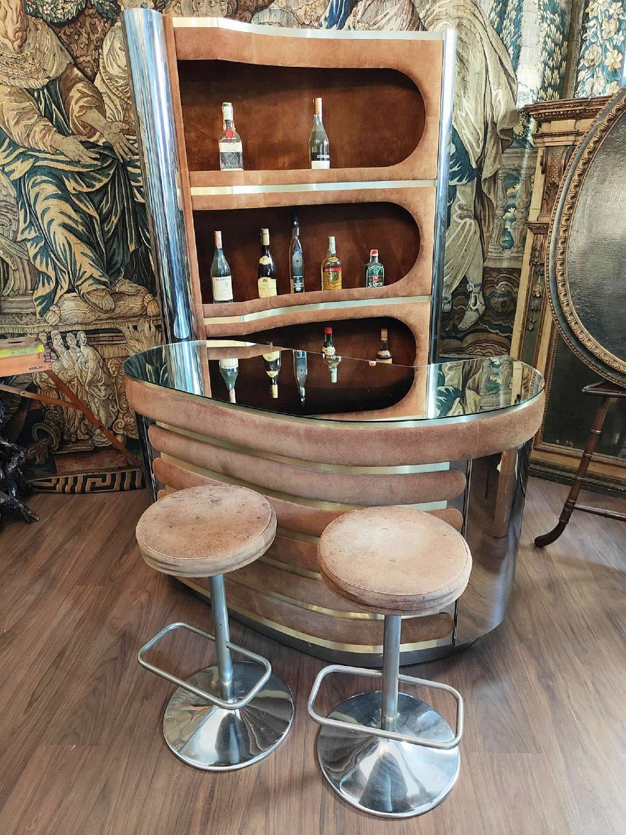 Magnifique Meuble Bar Des Années 70