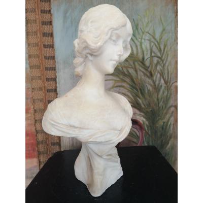 Sculpture, Bust Of Woman