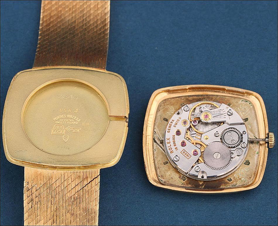 Montre Bracelet Pour Homme Rolex Cellini. Or 18k. Suisse, 1968-photo-1