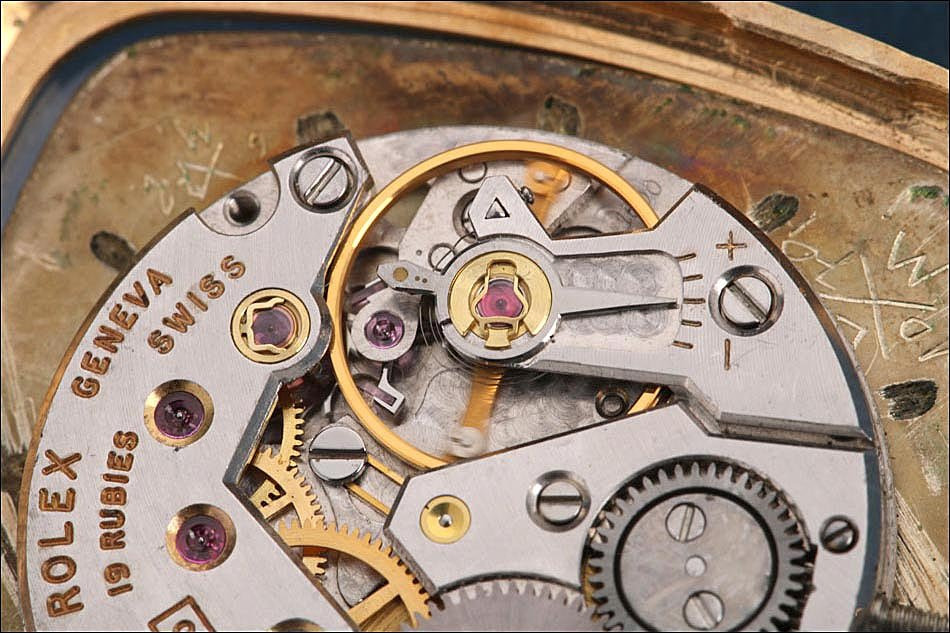 Montre Bracelet Pour Homme Rolex Cellini. Or 18k. Suisse, 1968-photo-4