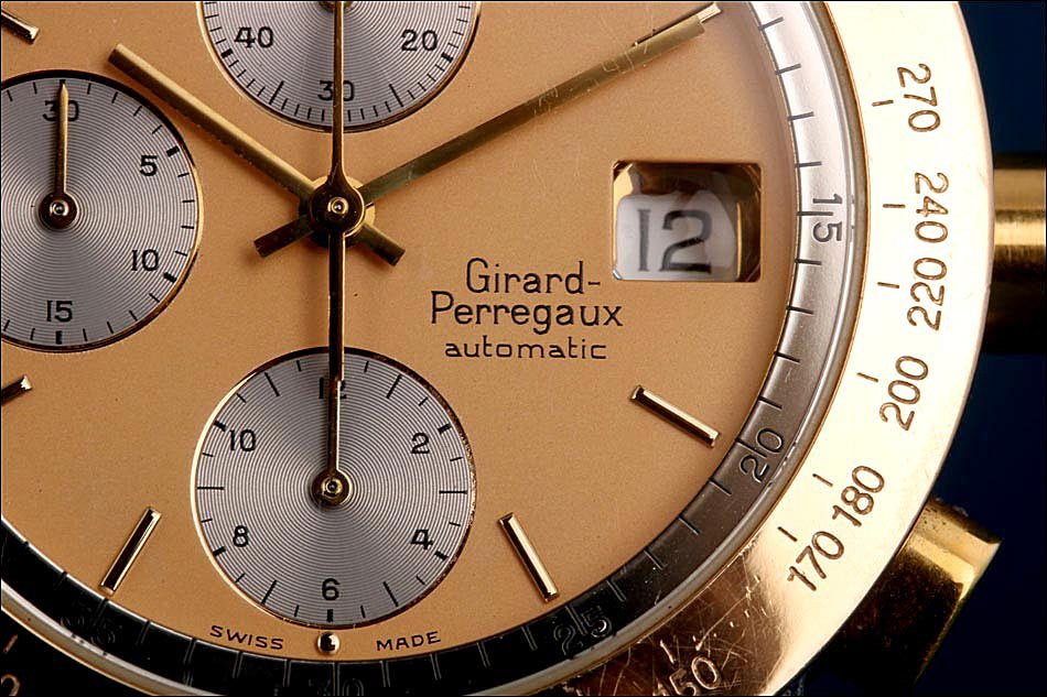 Girard-perregaux 7000 Gmb Gents’ Wristwatch. Steel And Gold. Switzerland, 1990-photo-3