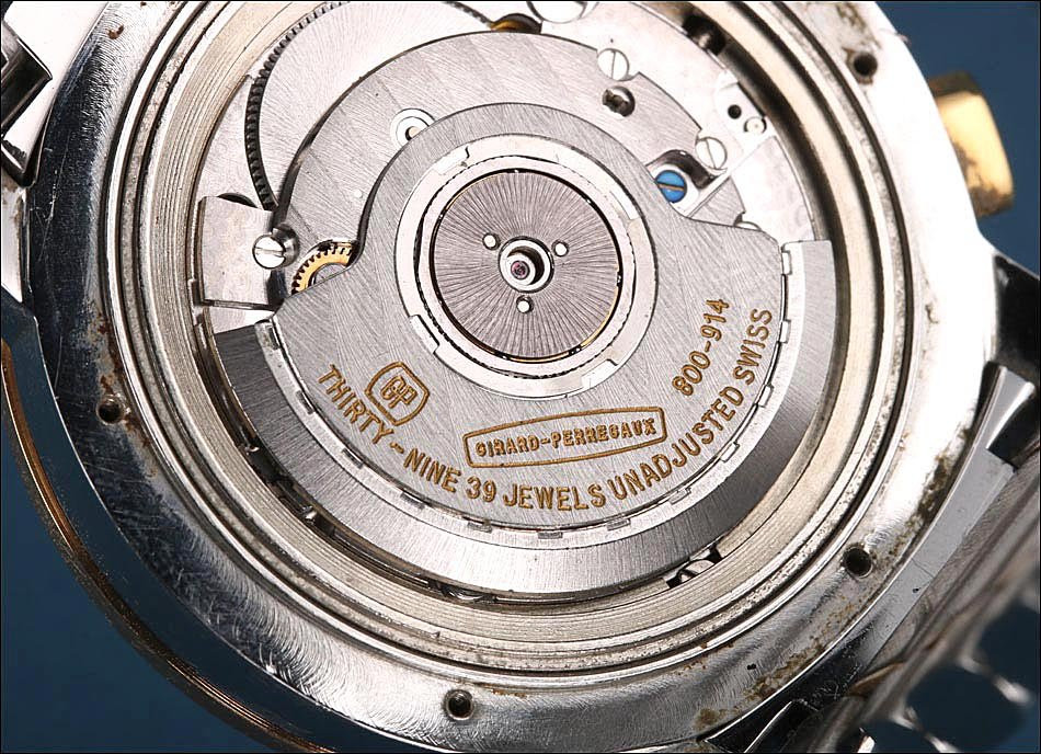 Girard-perregaux 7000 Gmb Gents’ Wristwatch. Steel And Gold. Switzerland, 1990-photo-8