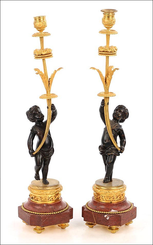 Antique Mantel Clock. Gilt And Patinated Bronze. France, 19th Century-photo-6