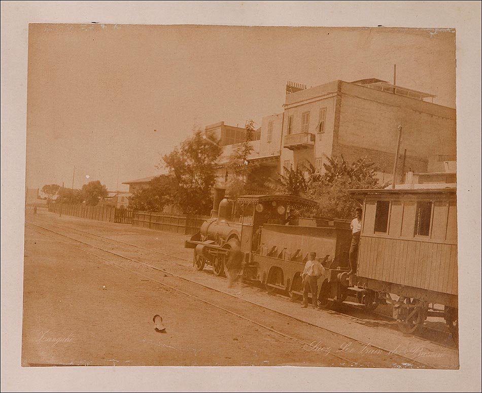Antique Album With Egypt And Suez Canal Photos By Zangaki Brothers, C. 1890-photo-2