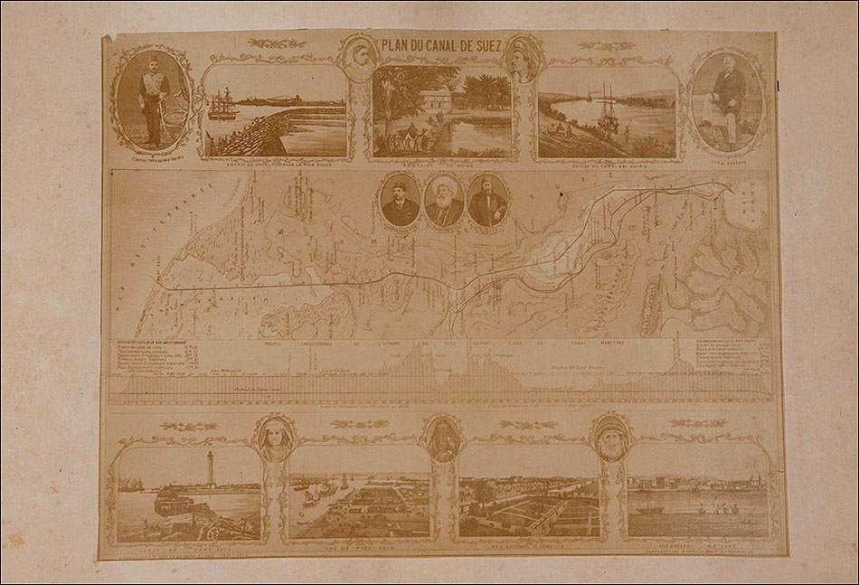 Antique Album With Egypt And Suez Canal Photos By Zangaki Brothers, C. 1890-photo-5