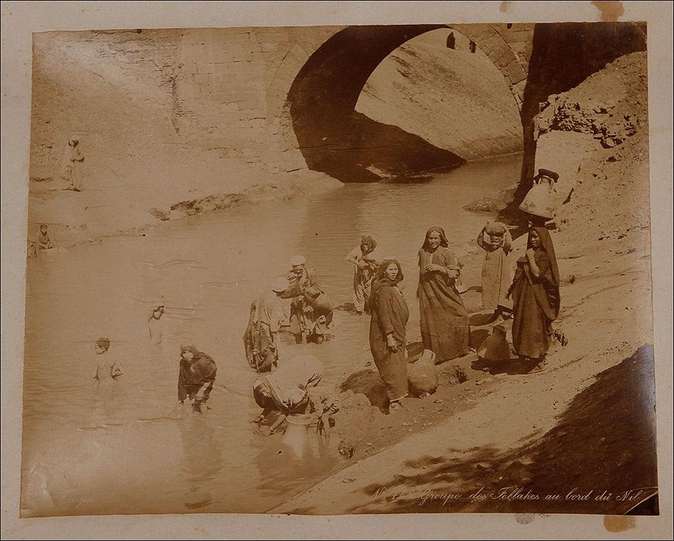 Antique Ricordo D’egitto Album With 18 Photographs By The Zangaki Brothers, Egypt 1899-photo-3