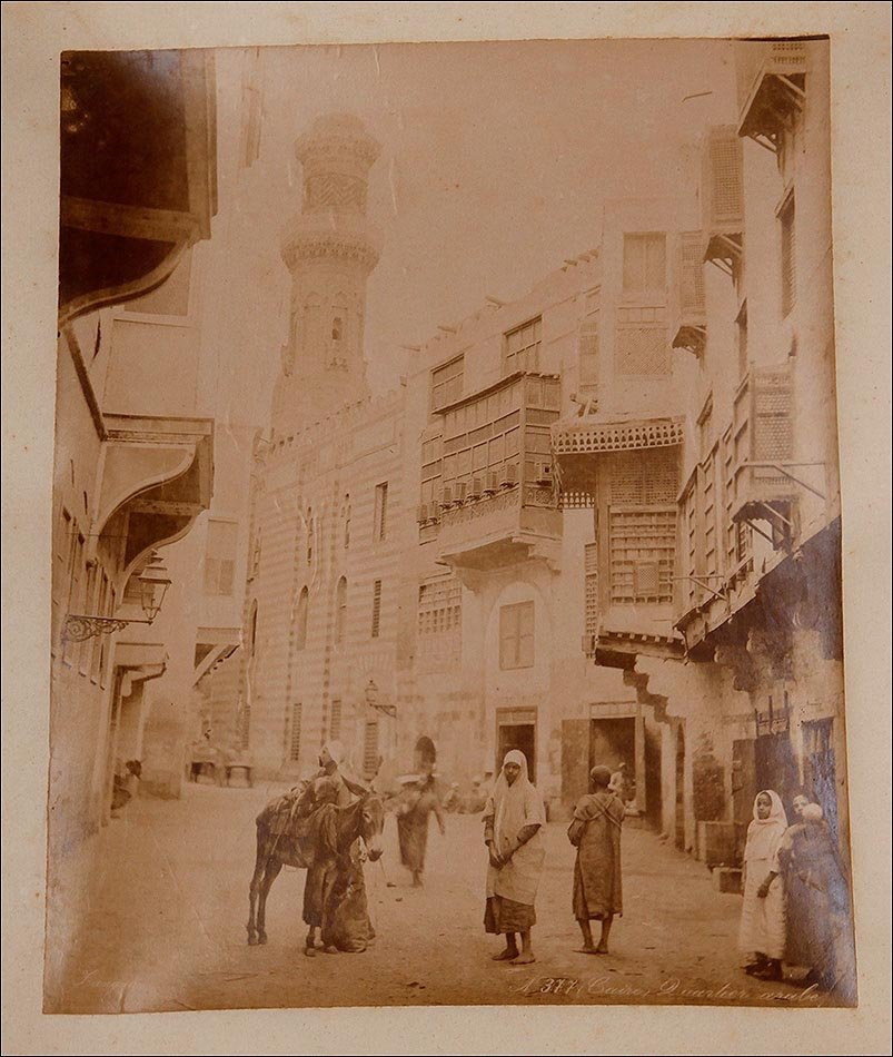 Antique Ricordo D’egitto Album With 18 Photographs By The Zangaki Brothers, Egypt 1899-photo-7