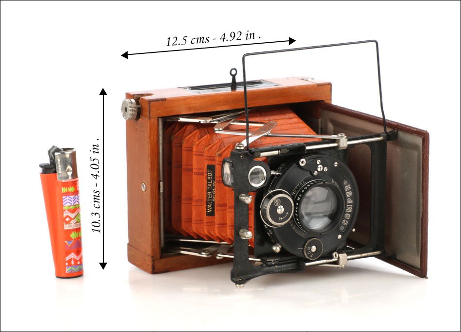 Antique Contessa Nettel Tropical Plate Camera. Germany, Circa 1920-photo-4