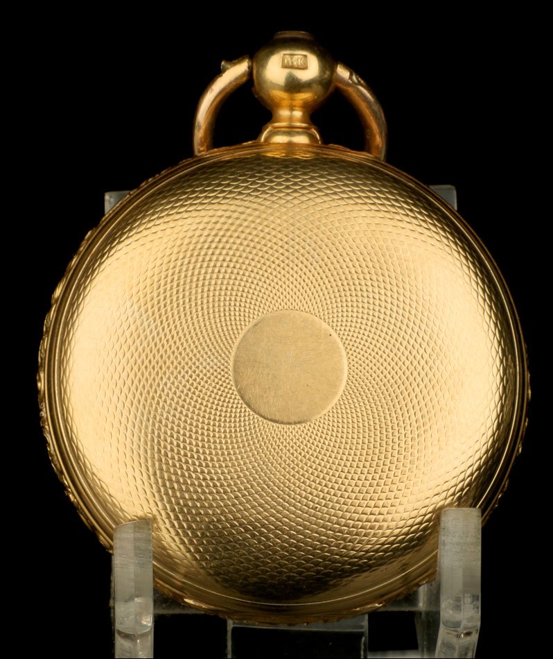 Antique English French Royal Exchange 18k-gold Pocket Watch. England, 1842-photo-3