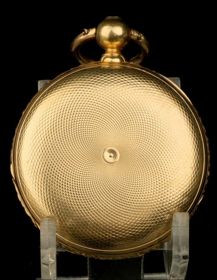 Antique English French Royal Exchange 18k-gold Pocket Watch. England, 1842-photo-4