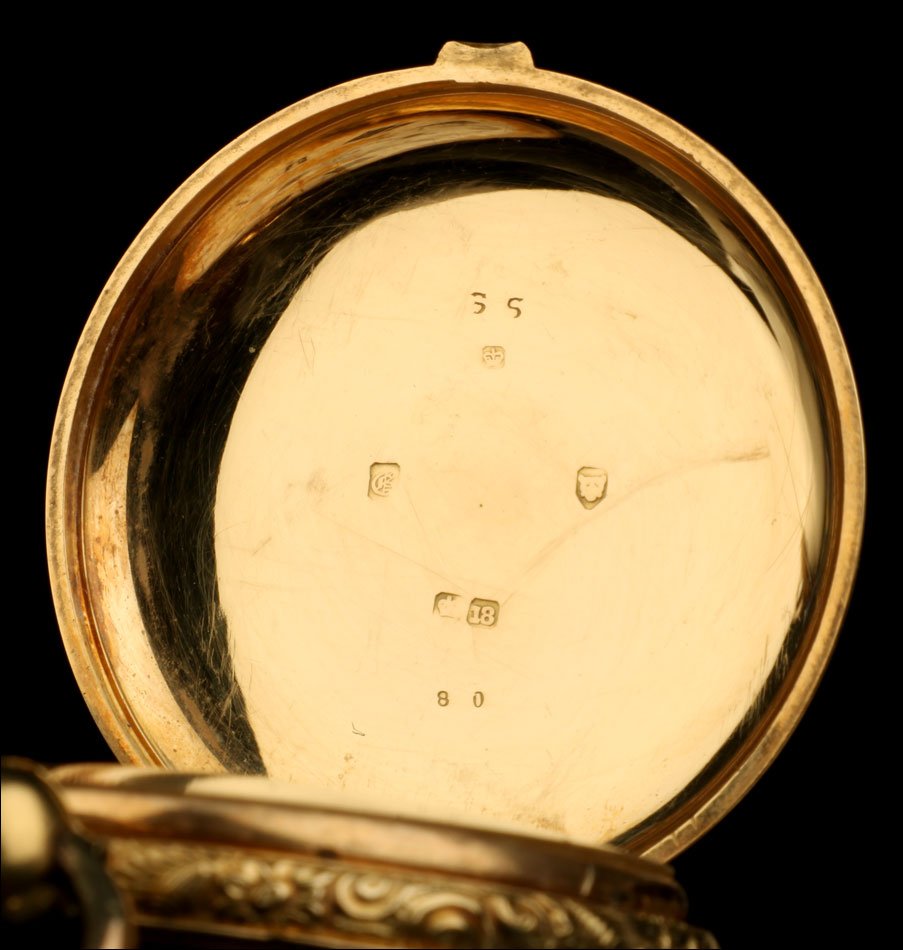 Antique English French Royal Exchange 18k-gold Pocket Watch. England, 1842-photo-3