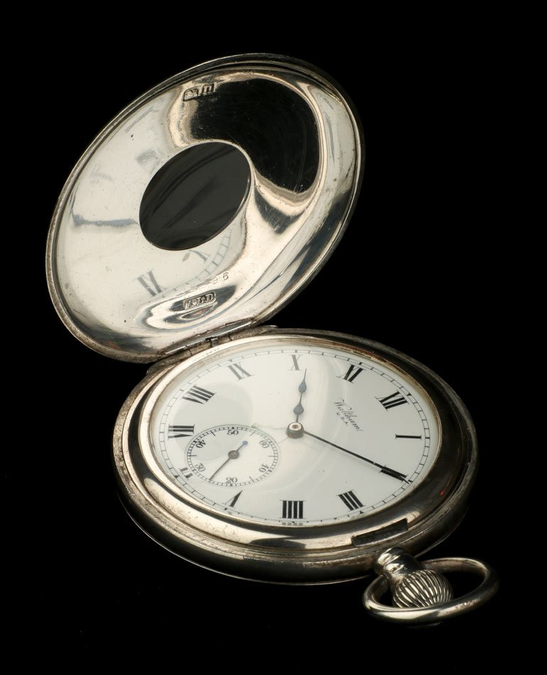 Ancienne Montre Gousset Waltham En Argent Massif. Usa Angleterre 1912-photo-4