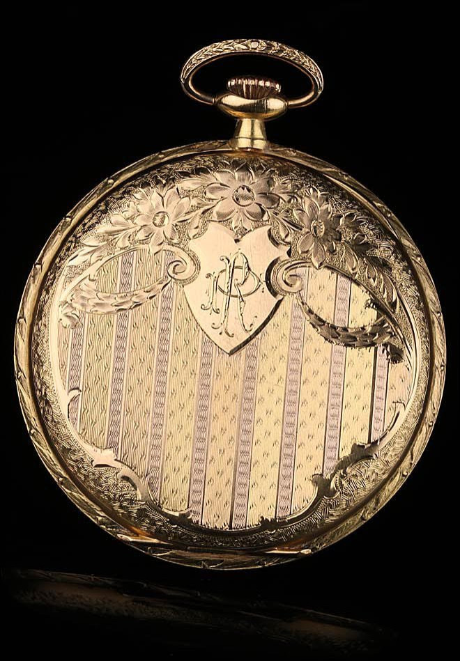 Montre Gousset Ancienne En Or 18k. Suisse, Vers 1920-photo-2
