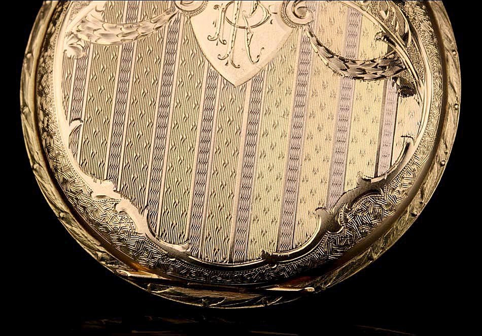 Montre Gousset Ancienne En Or 18k. Suisse, Vers 1920-photo-4