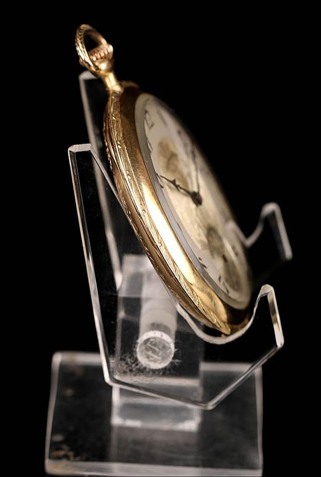 Montre Gousset Ancienne En Or 18k. Suisse, Vers 1920-photo-2