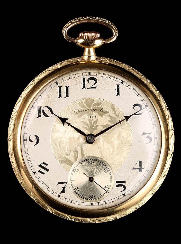 Montre Gousset Ancienne En Or 18k. Suisse, Vers 1920