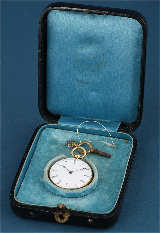 Ancienne Montre Gousset à Cylindre En Or 18k Pour Dame. France, Vers 1870.-photo-2