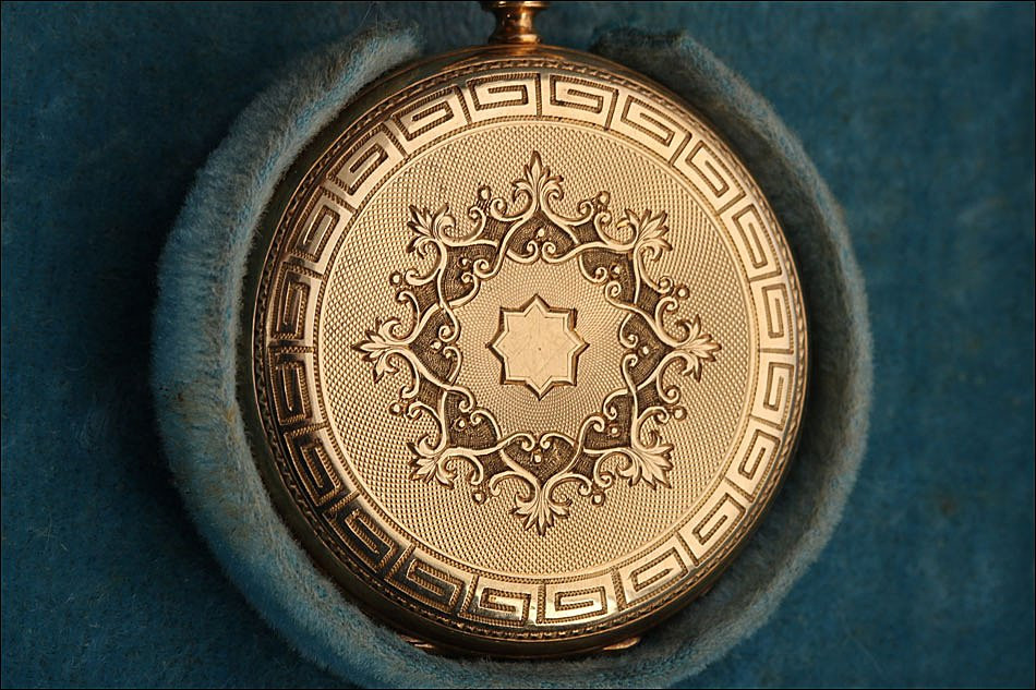 Ancienne Montre Gousset à Cylindre En Or 18k Pour Dame. France, Vers 1870.-photo-3
