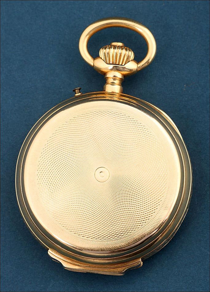 Ancienne Montre Gousset Paul Jeannot En Or 18k, Suisse, Vers 1880-photo-4