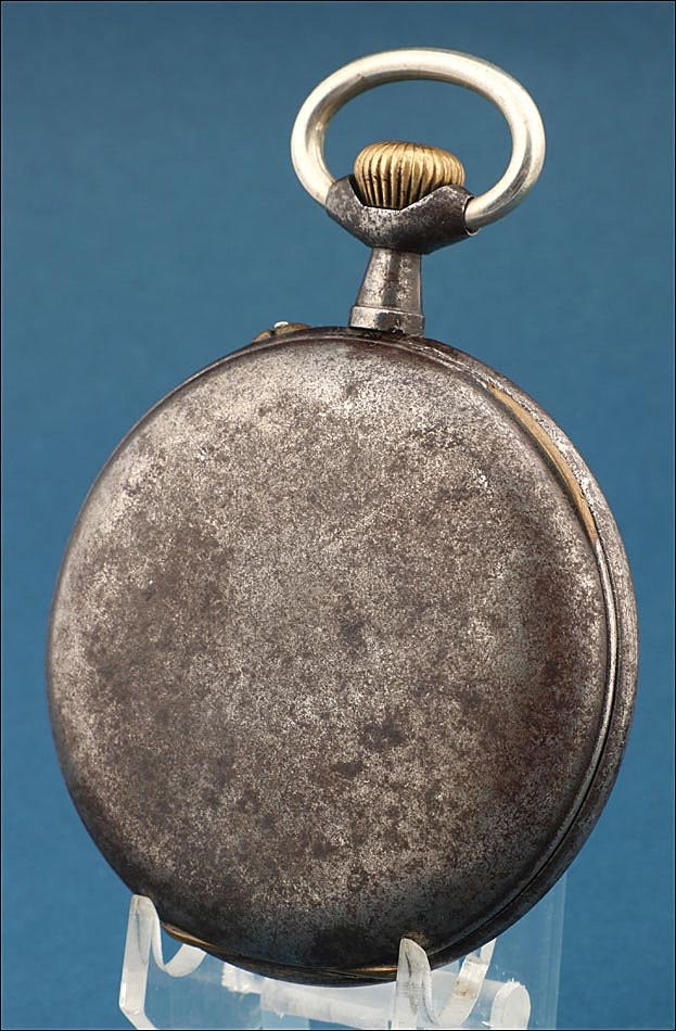 Ancienne Montre Gousset Maçonnique de 66.6 mm. Œil de la Providence vers 1900-photo-2