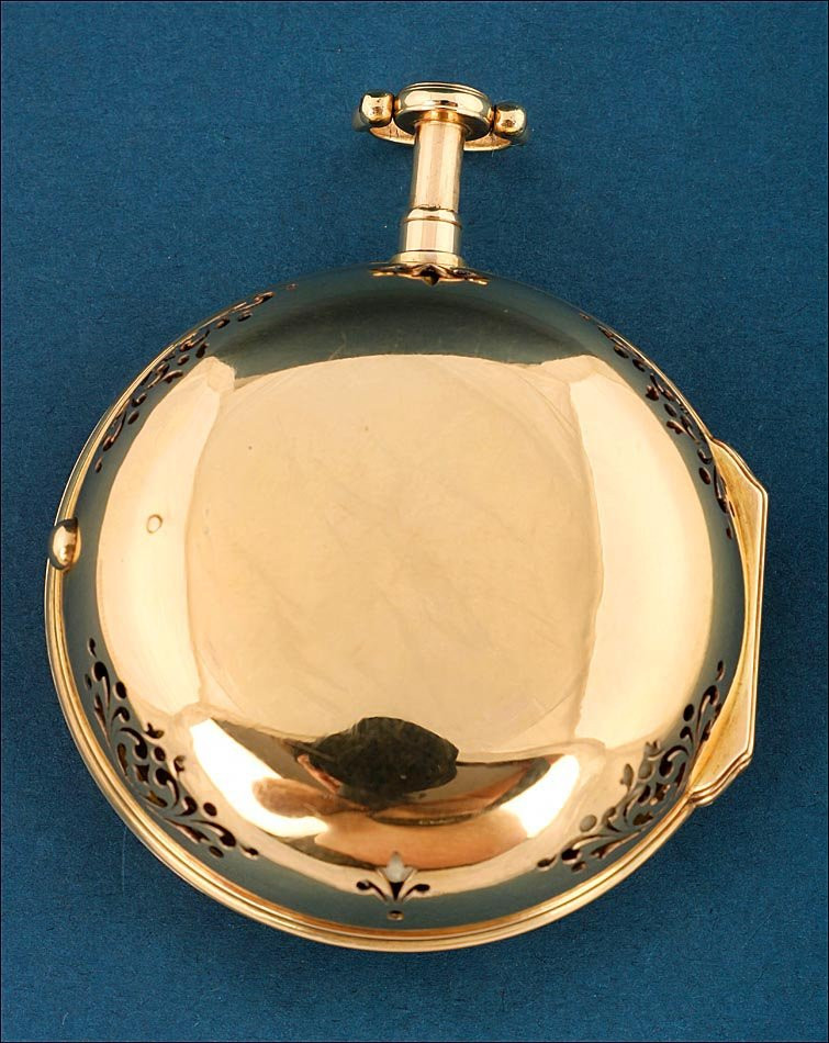 Montre Gousset à Cylindre En Or. Répétition Des Huitièmes, 1/8. Angleterre, Vers 1770-photo-3