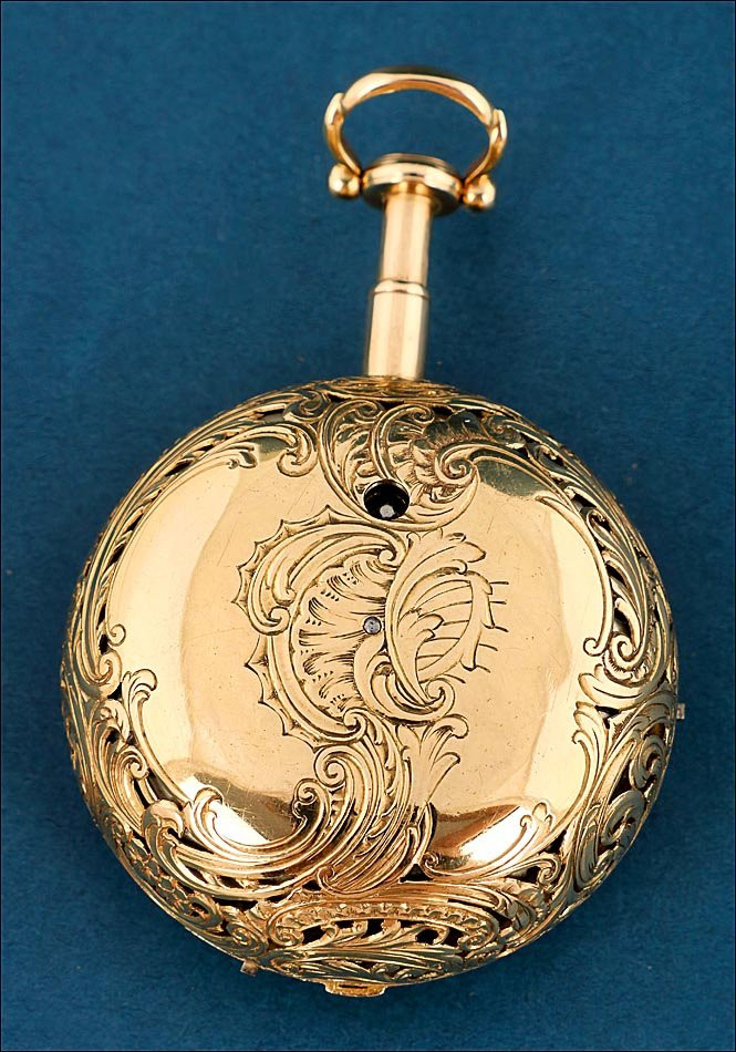 Montre Gousset à Cylindre En Or. Répétition Des Huitièmes, 1/8. Angleterre, Vers 1770-photo-4