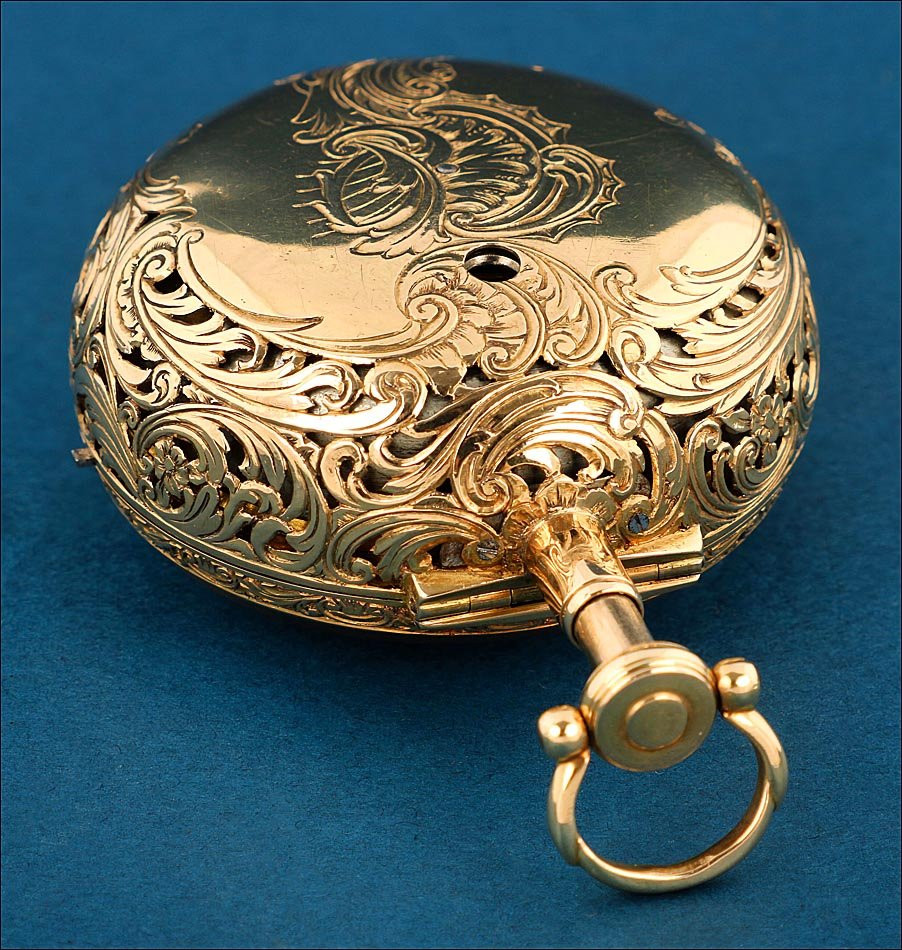 Montre Gousset à Cylindre En Or. Répétition Des Huitièmes, 1/8. Angleterre, Vers 1770-photo-5