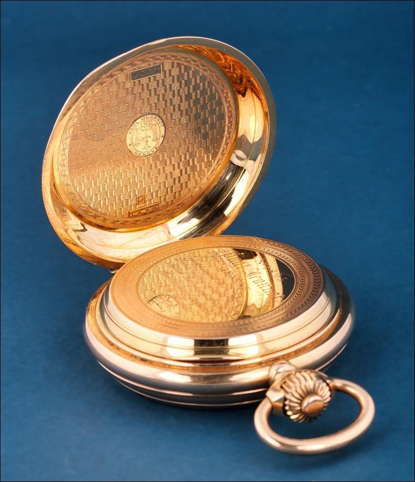 Antique Paul Jeannot Pocket Watch In 18k Gold. 20 Jewel. Switzerland Circa 1880-photo-2